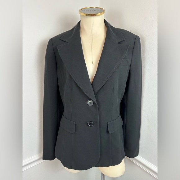 ANN TAYLOR Black Two-Button Career Blazer NWTSize 10